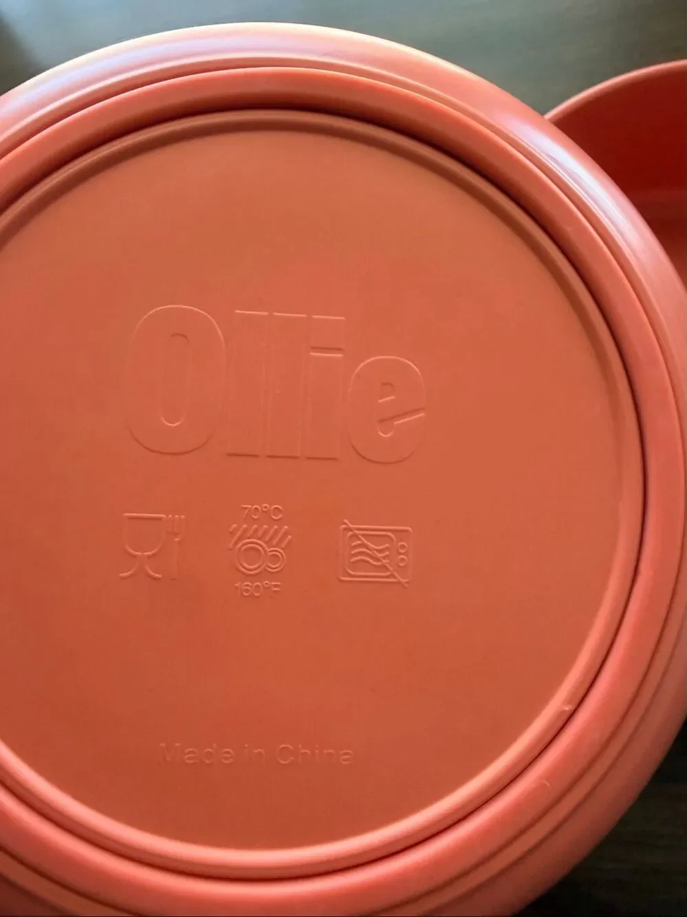 Ollie Lot of 2 Coral Pink Ceramic Pet Bowls for Food or Water